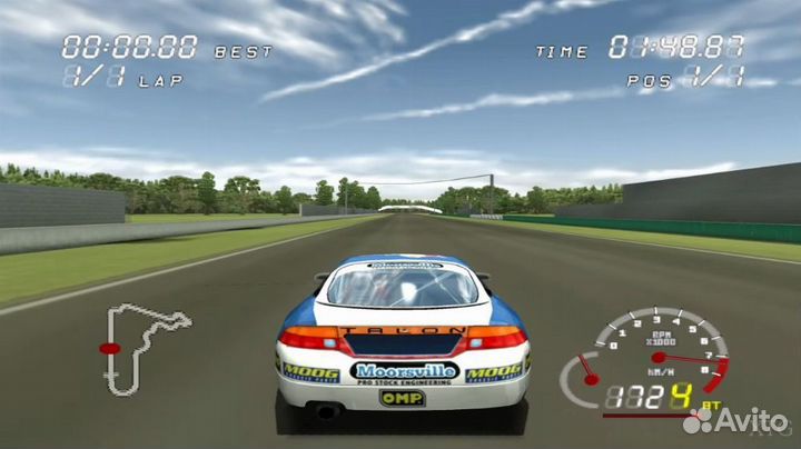 DTM Race Driver, б/у, английский (Xbox)