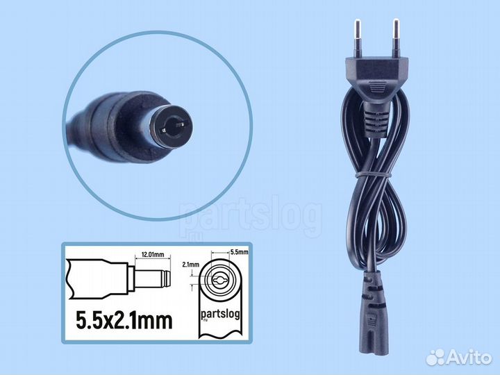 Блок питания 12V 3A 5.5x2.1mm 36W