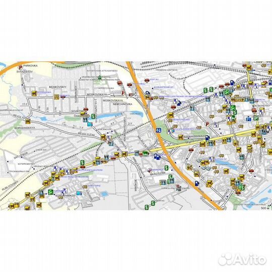 Карта для навигаторов Garmin GityNavigator Russia