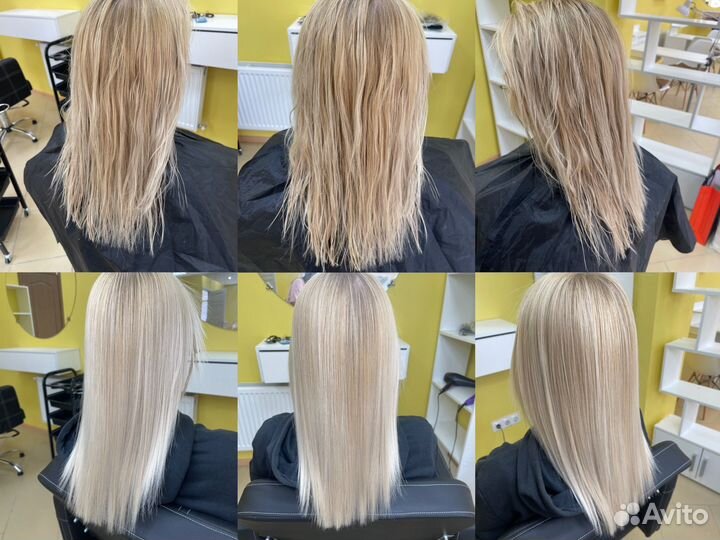 Кератиновое выпрямление и ботокс волос