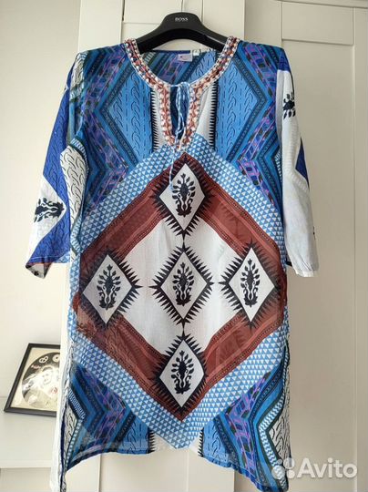 Туника пляжная длинная