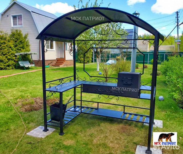 Беседка с мангалом