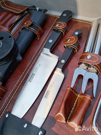 Набор для пикника Konig, со столом, мангалом и др