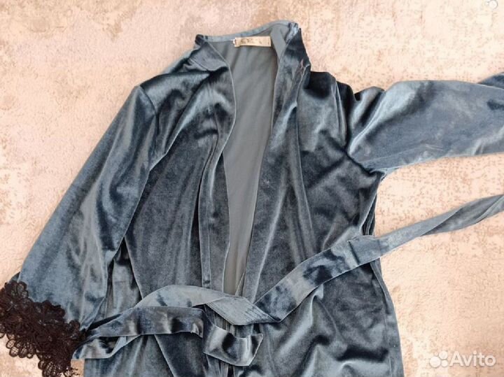 Халат велюровый женский новый