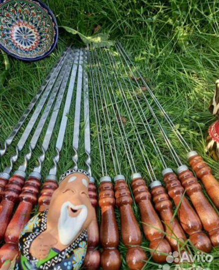 Шампура из нержавейки 40/45см