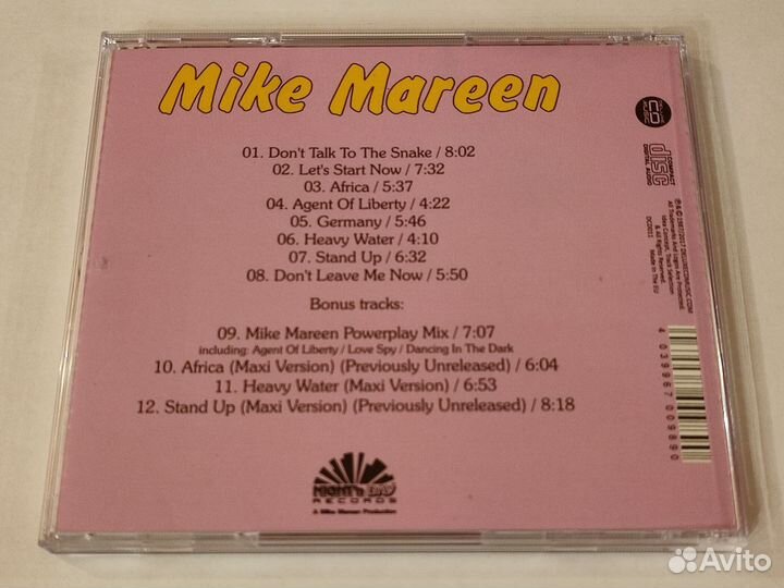 Cd Mike Mareen - Let's Start Now