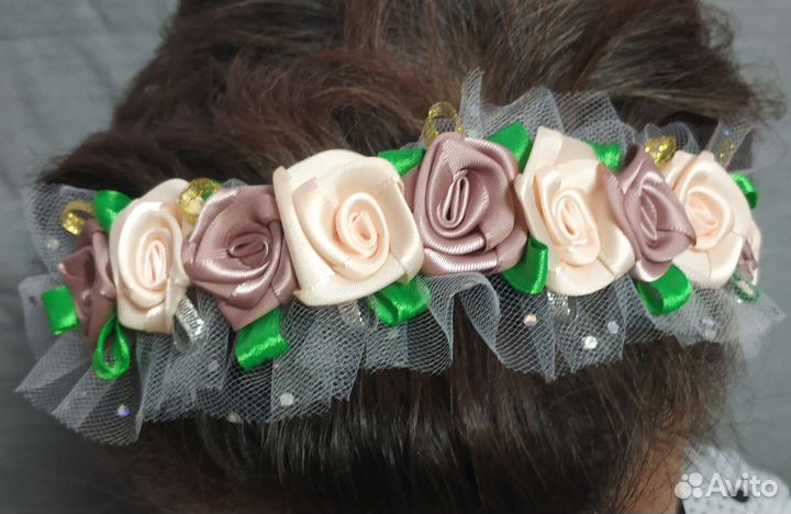 Резинка для волос (заколки,ободки,бантики)