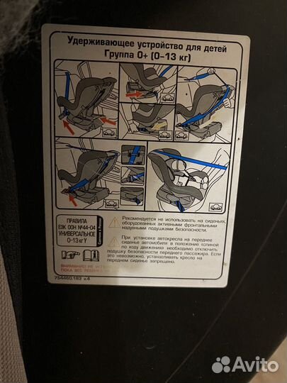 Автокресло geburt