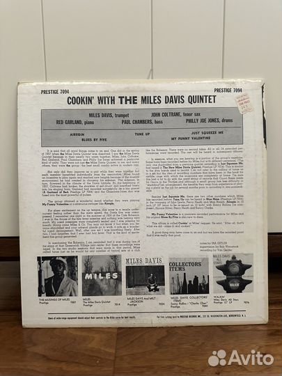 The Miles Davis Quintet – Cookin', US original, NM