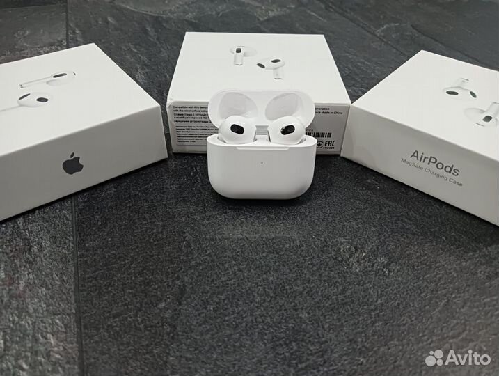Airpods 3 platinum (бесплатная доставка+чехол)
