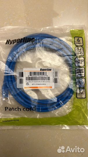 Патч корд hyperline wi-fi кабель