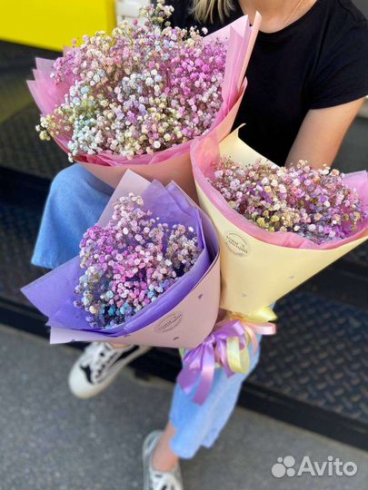 Букет из гипсофилы