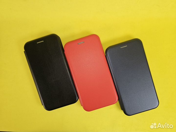 Книжка кожаная iPhone 14 Black