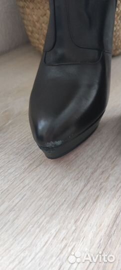 Ботильоны кожаные 39 размер