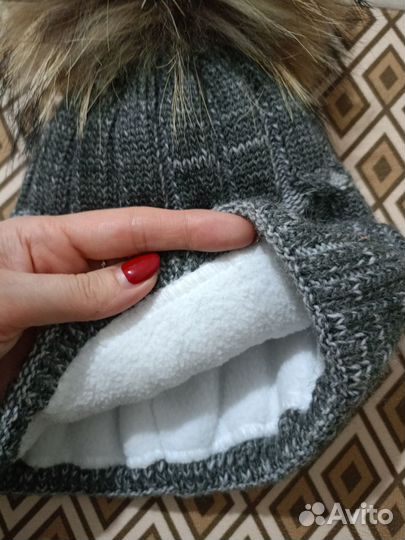 Шапка женская на флисе