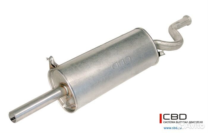 Глушитель 2108-09 основной свд алюминизированная с