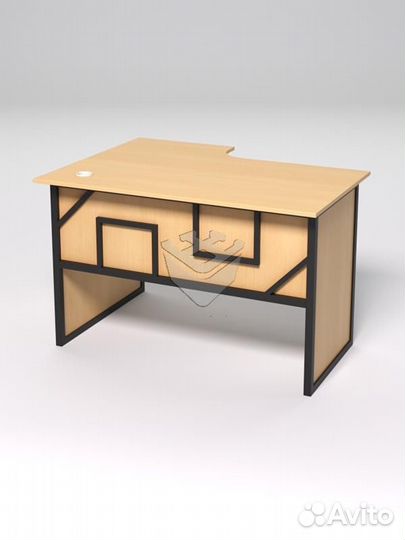 Стол эргономичный офисный сэ-16 (правосторонний) &