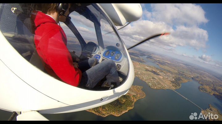 Полёт для одного на легкомоторном самолёте
