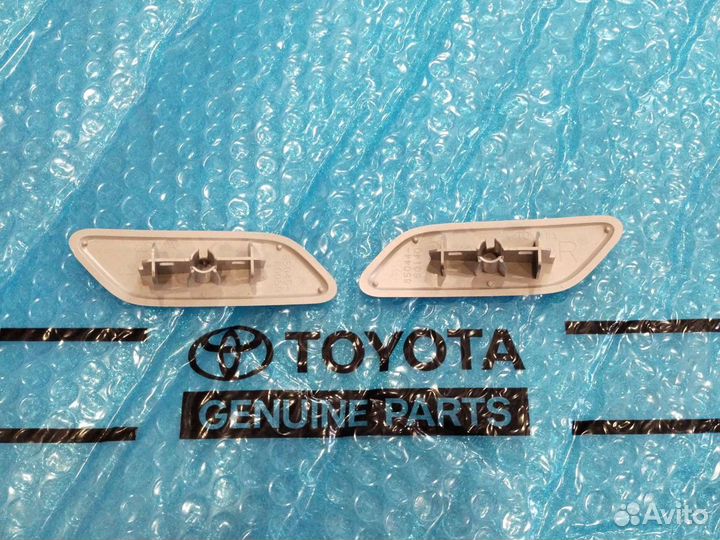 Крышки форсунок Прадо 150 серебро 2009-2013