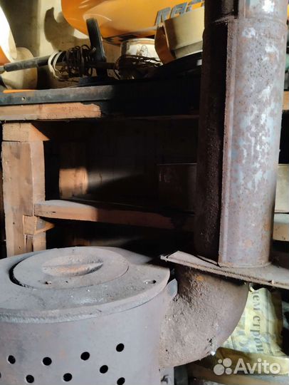 Печь буржуйка чугунная СССР