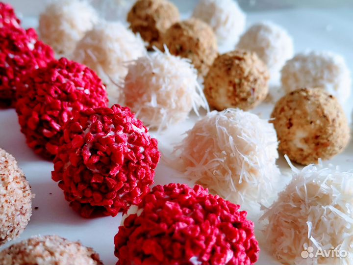 Кокосовые трюфели, Классические, Пармезан, Рафаэлл