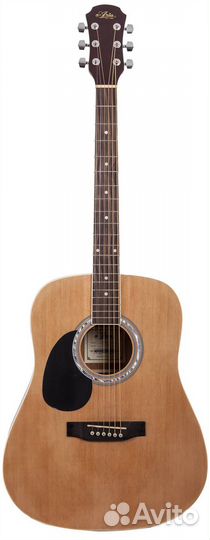 Леворукая акустическая гитара Aria AWN-15-L N