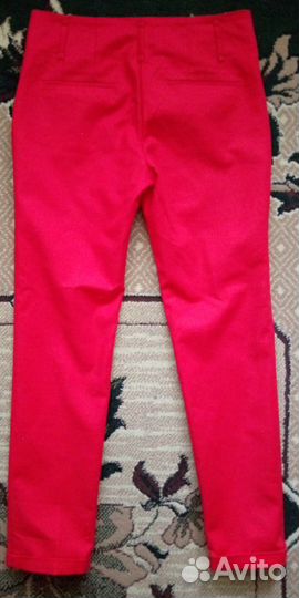 Брюки zara basic,44/46р