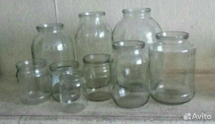 Банки стеклянные разные