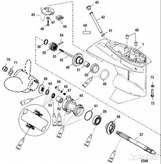 Анод Mercury Quicksilver (822157Т2)