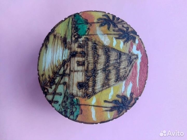 Шкатулка ручной работы Куба