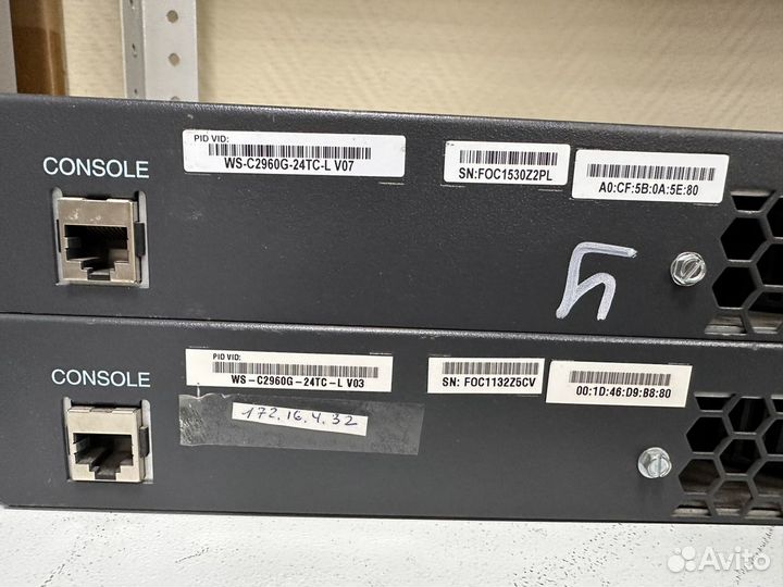 Коммутатор Cisco 2960G-24TC-L