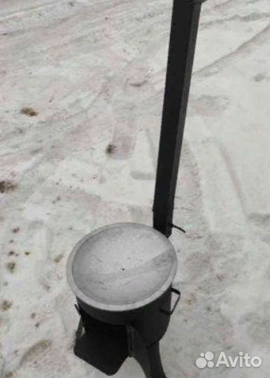 Казан 12 литров с печью