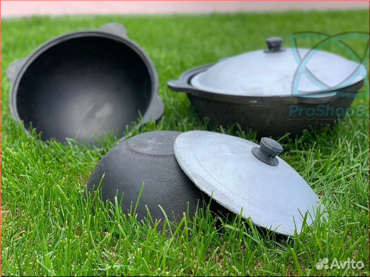 Казан чугунный с печью