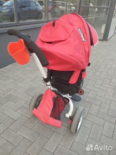 Детский трехколесный велосипед коляска Moby Kids