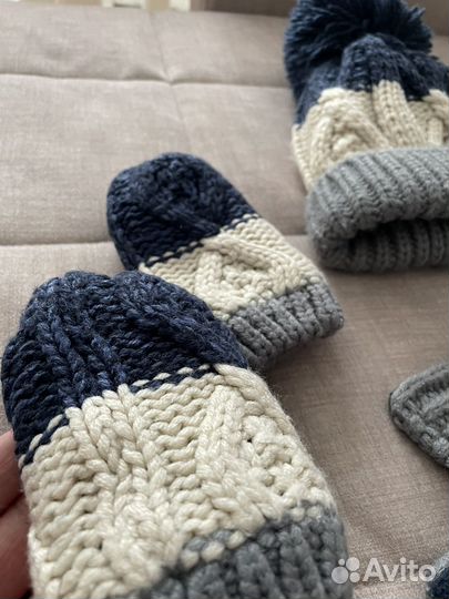 Комплект шапка и шарф next