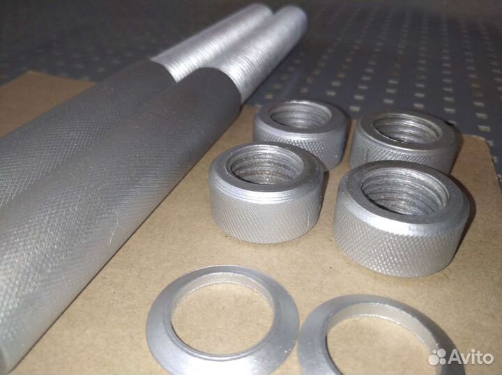 Грифы для гантелей 42 см 23,5мм цена за пару