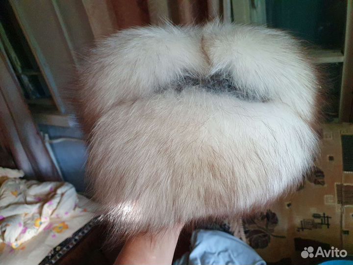 Шапка женская из песца