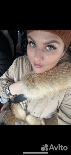 Варежки из меха лисы