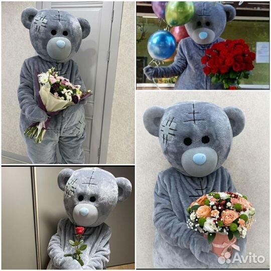 Мишка Тедди на праздник. Ростовая кукла