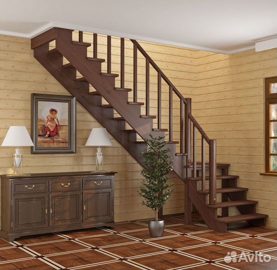 Модульная лестница лес-01У