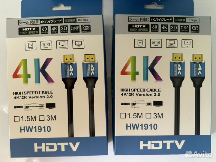Кабель hdmi 4k