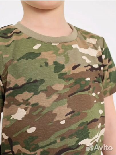 Футболка камуфляжная детская