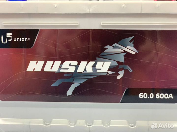 Аккумулятор на форд 60ач Husky низкий 600А