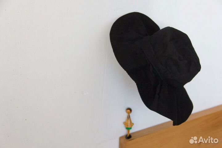 Панама чёрная из хлопка Lindex