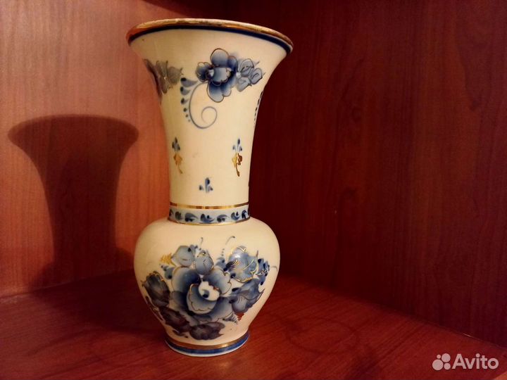 Ваза гжель, гарднер-вербилки