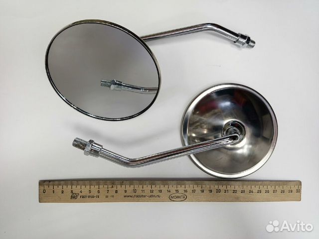 Зеркало (015) металл большие кругл