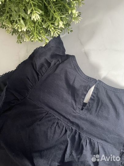 Джинсовые шорты, футболка для девочки 122-128