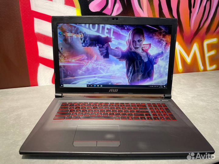 Мощный MSI GV72 Core i7-7700HQ/RAM 16gb/HDD 1Tb