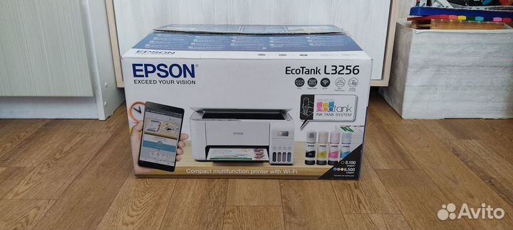 Epson L3256 цветной мфу с WiFi и снпч