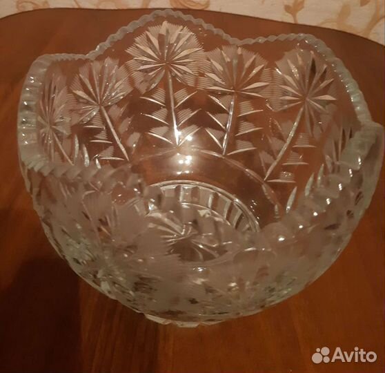 Хрустальная конфетница СССР